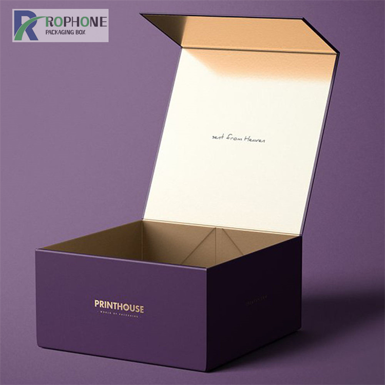 boîte-cadeau en papier pliant en carton