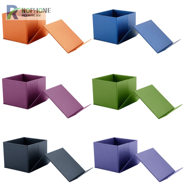 coffrets cadeaux pliables avec couvercles