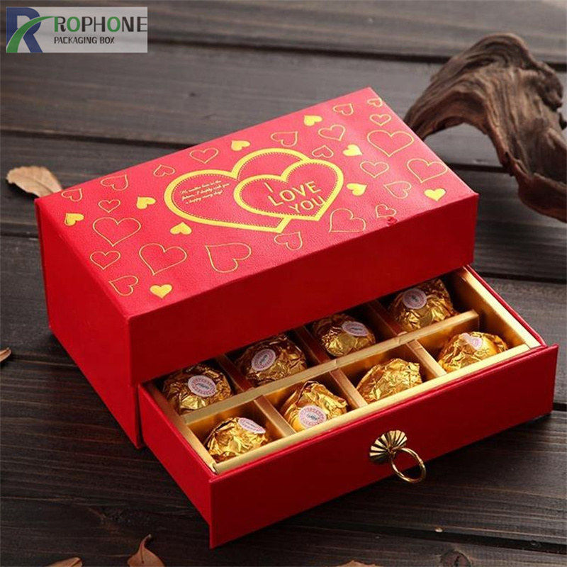 boîtes de chocolat imprimées