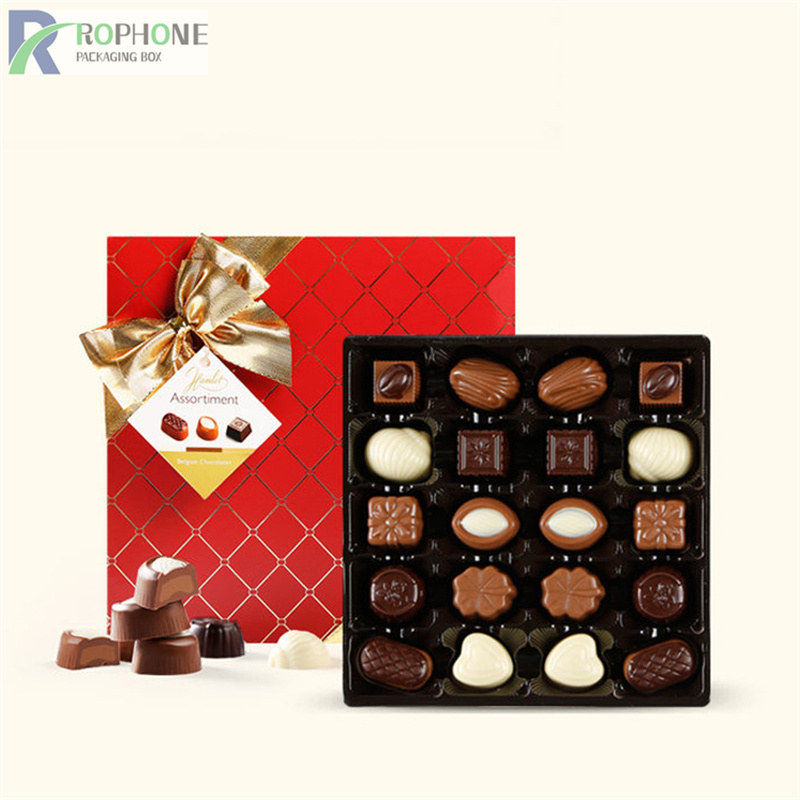emballage de boîte-cadeau de truffes