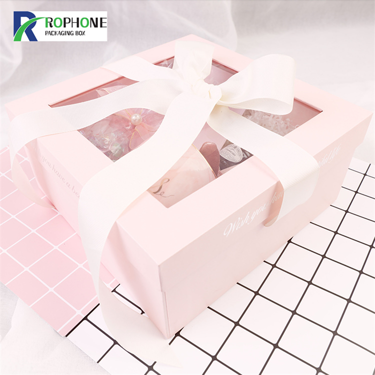 coffrets cadeaux avec fenêtre